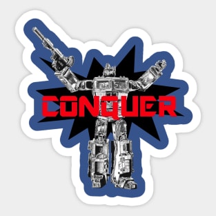 CONQUER Sticker